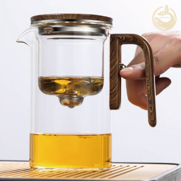 FY720 1200x1200 (5) KTea One Touch Kungfu Tea Maker Borosilicate Glass Teapot with Detachable Infuser for Loose Leaf Tea