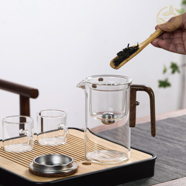 FY720 1200x1200 (7) KTea One Touch Kungfu Tea Maker Borosilicate Glass Teapot with Detachable Infuser for Loose Leaf Tea