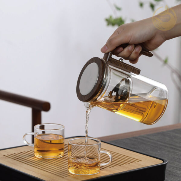 FY720 1200x1200 (8) KTea One Touch Kungfu Tea Maker Borosilicate Glass Teapot with Detachable Infuser for Loose Leaf Tea